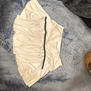 GoldHinge White Tennis Skirt
